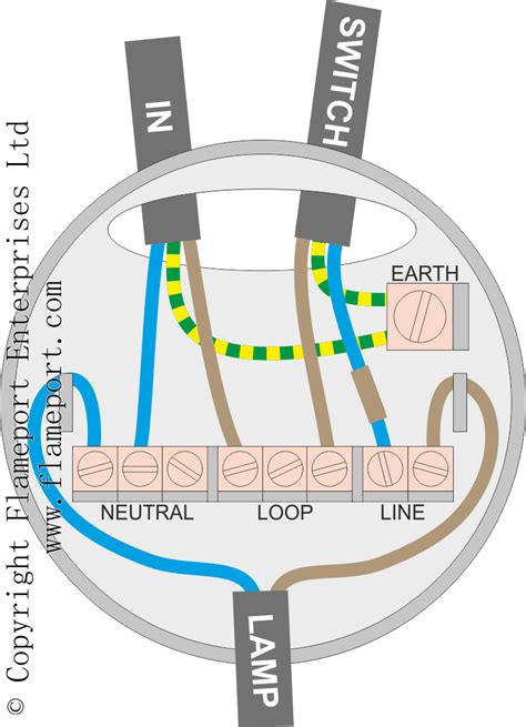 change ceiling rose to junction box|wiring a ceiling rose diagram.